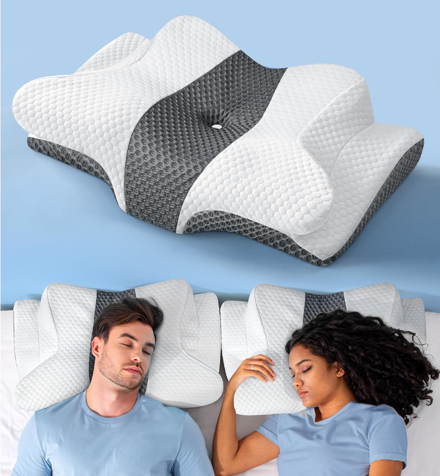 Cervical Memory Foam Neck Pillow